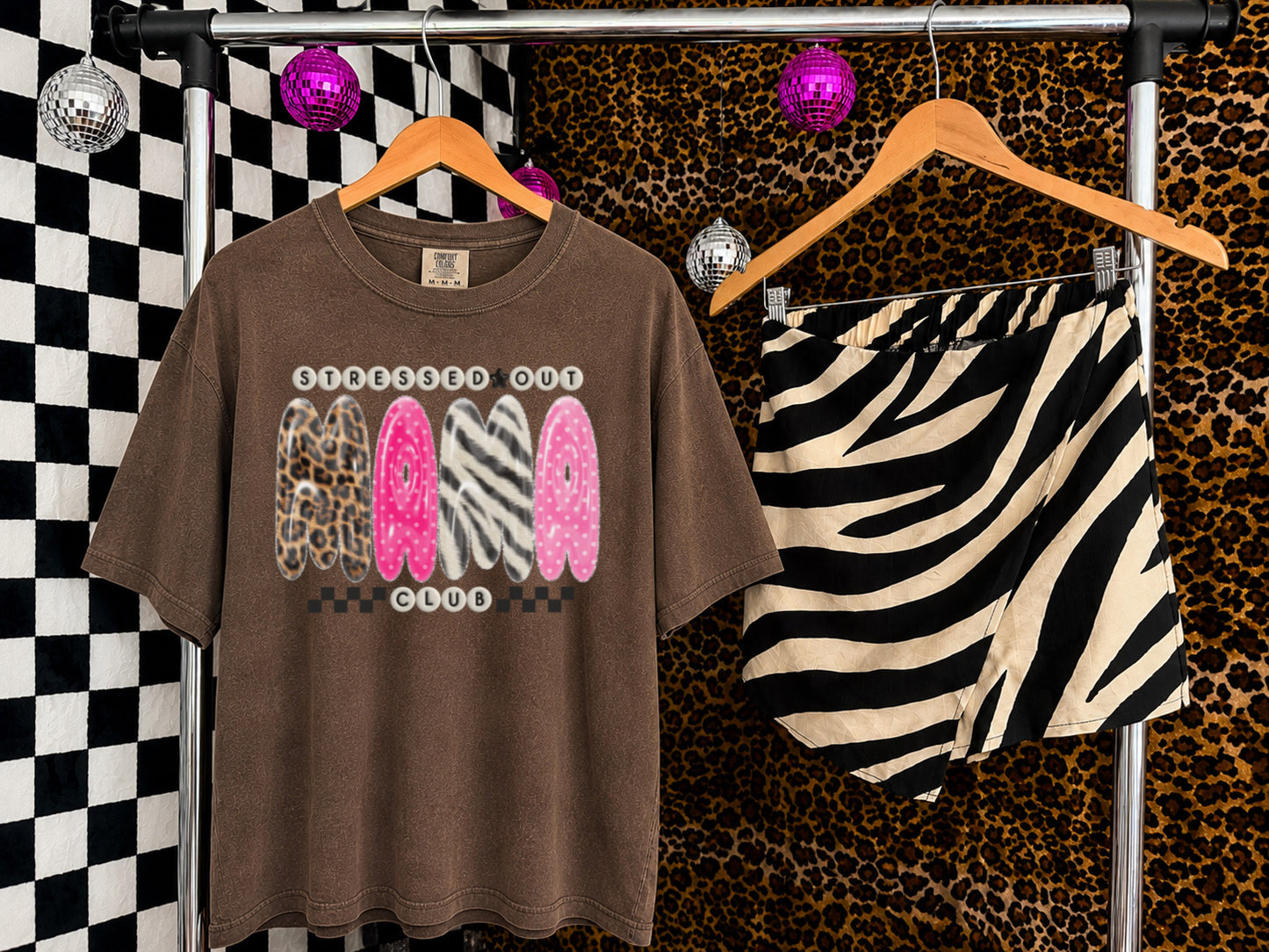 Stressed Out Mama Club Tee or Crew