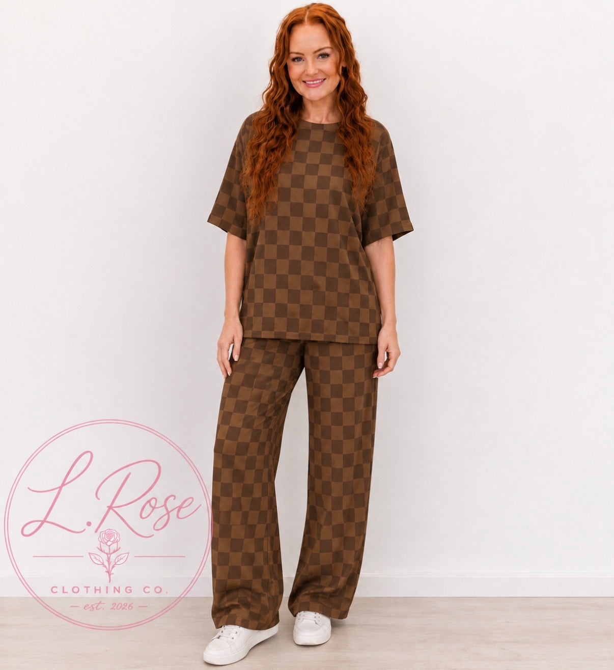 Coffee run bamboo pants set