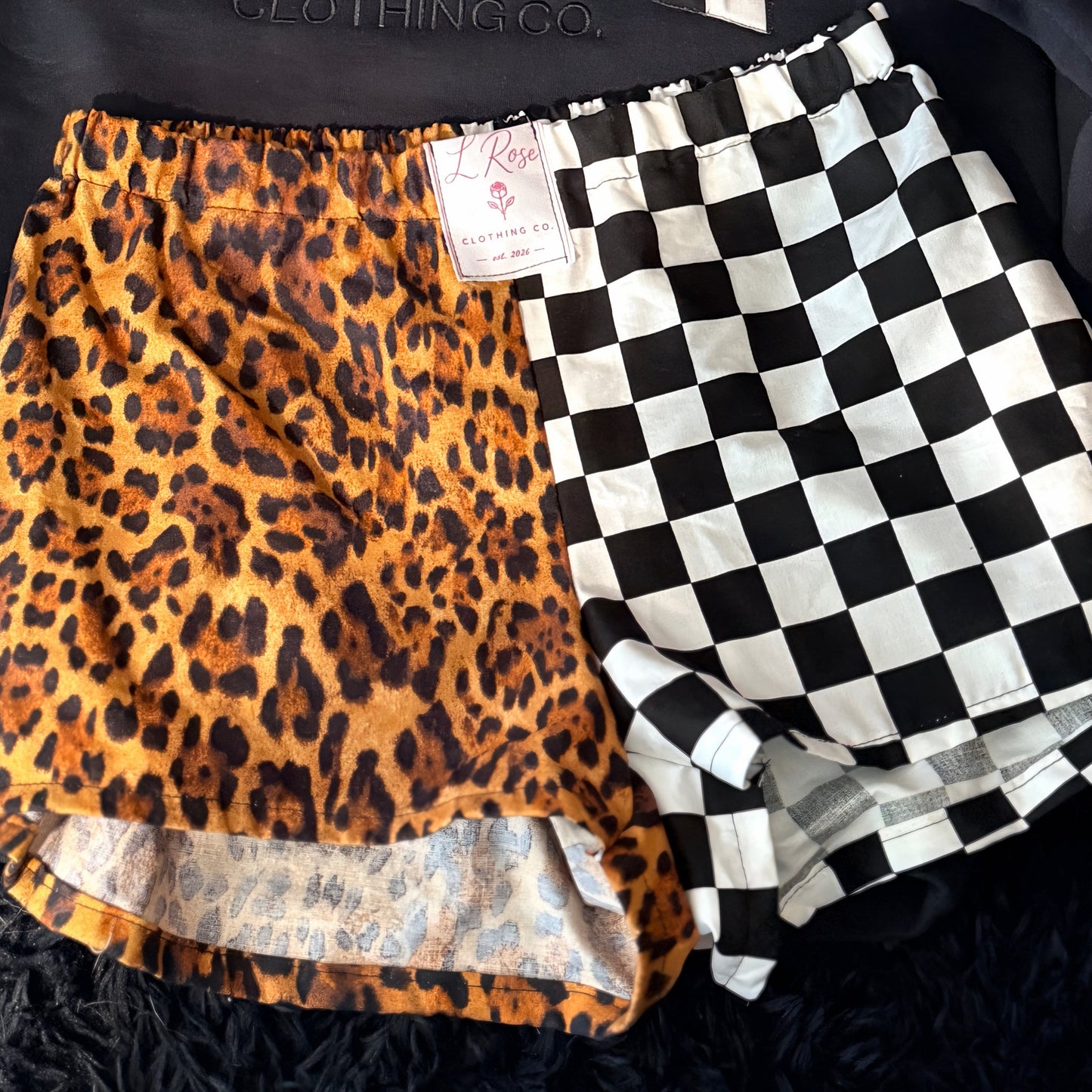 Checkered Leopard boxers