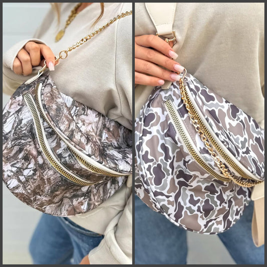 Camo bum bag (pre order)