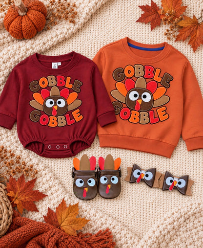Gobble Gobble sweatshirt or bubble