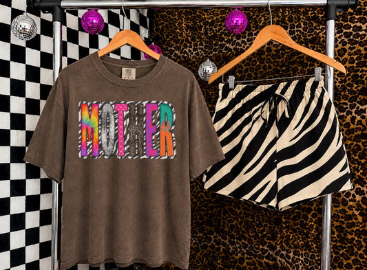 Mixed Up Mother Tee or Crew