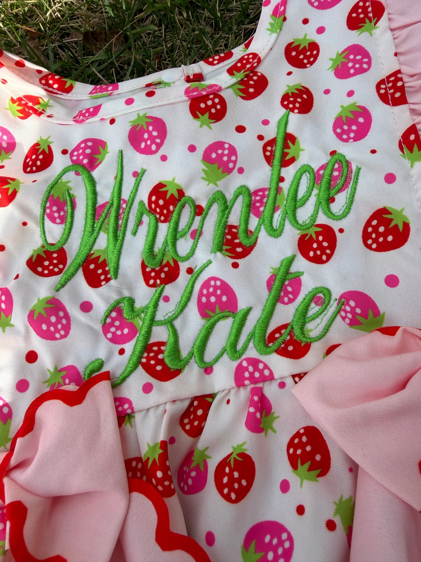 Strawberry patch bubble