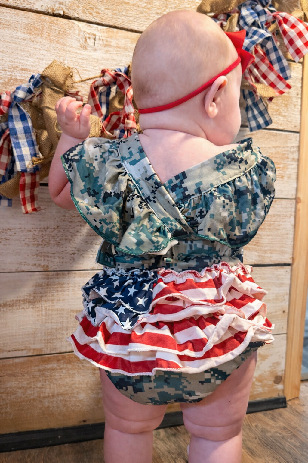 Freedom bubble, dress or overalls 🇺🇸❤️🤍💙