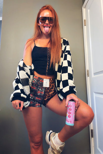 Check mate cardigan