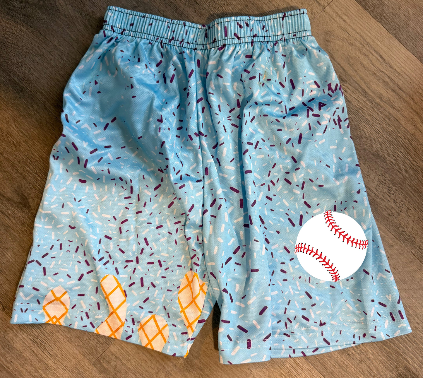 YM baseball shorts