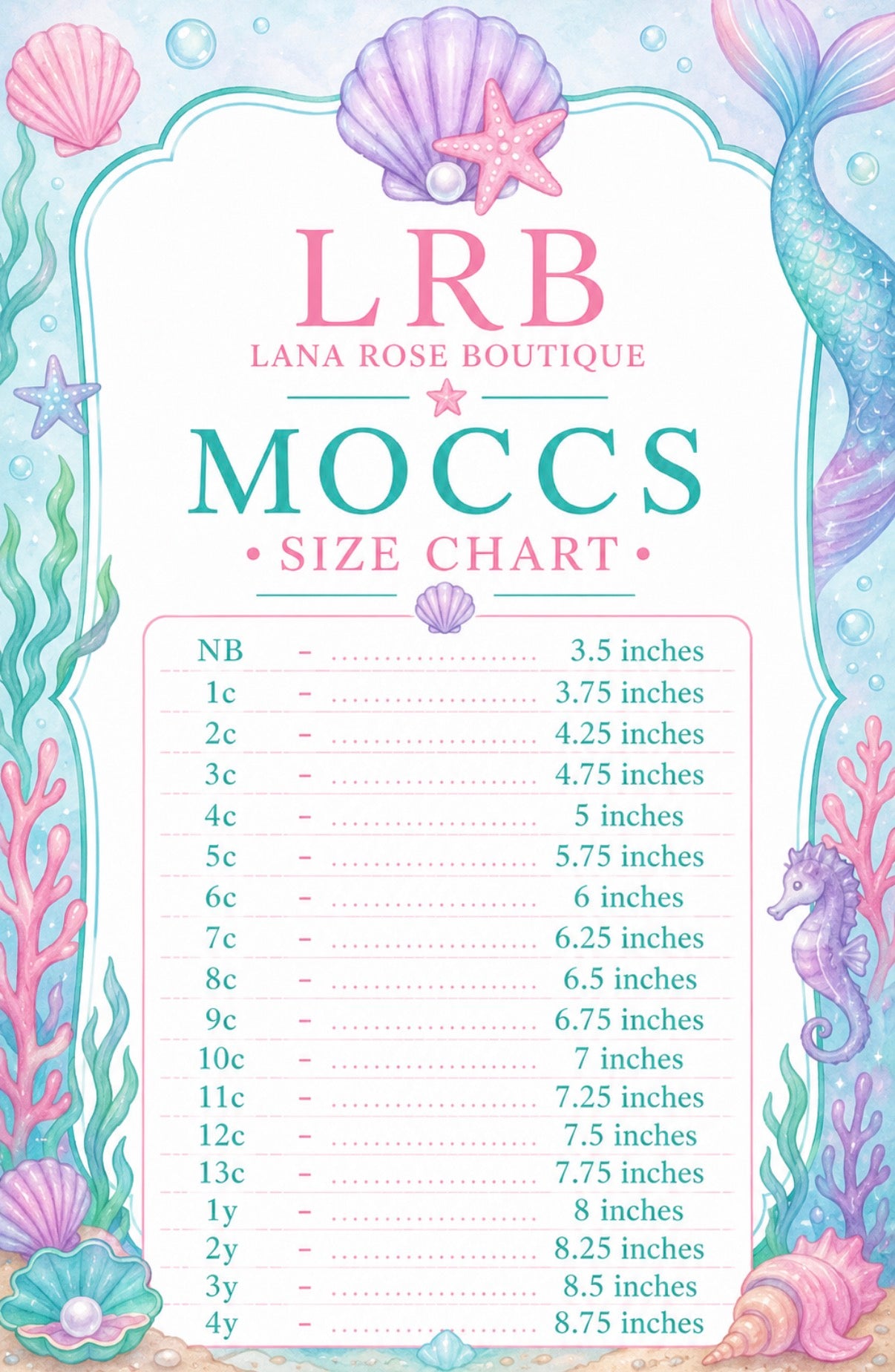 Mermaid Moccs