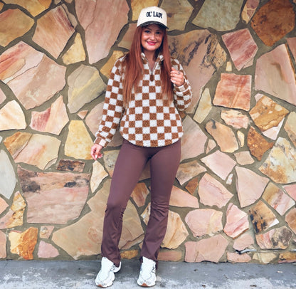 Check me out Sherpa pullover