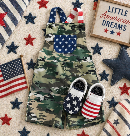 Freedom bubble, dress or overalls 🇺🇸❤️🤍💙
