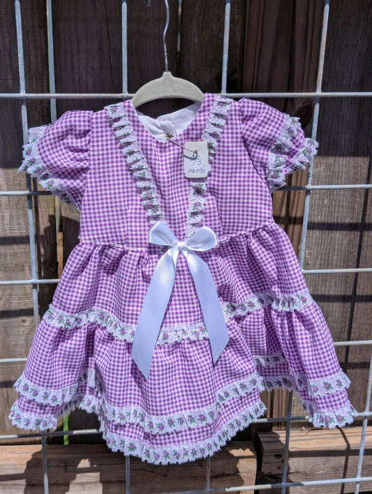 Purple gingham