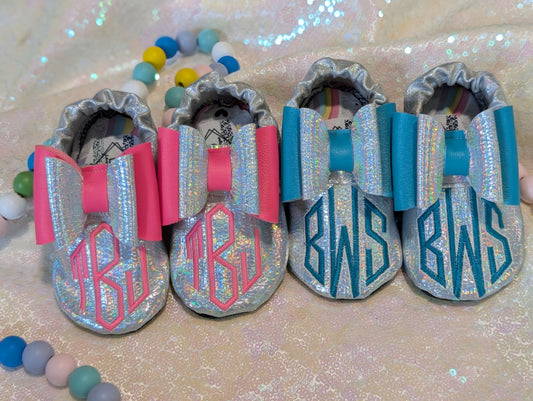 Holographic with monogram