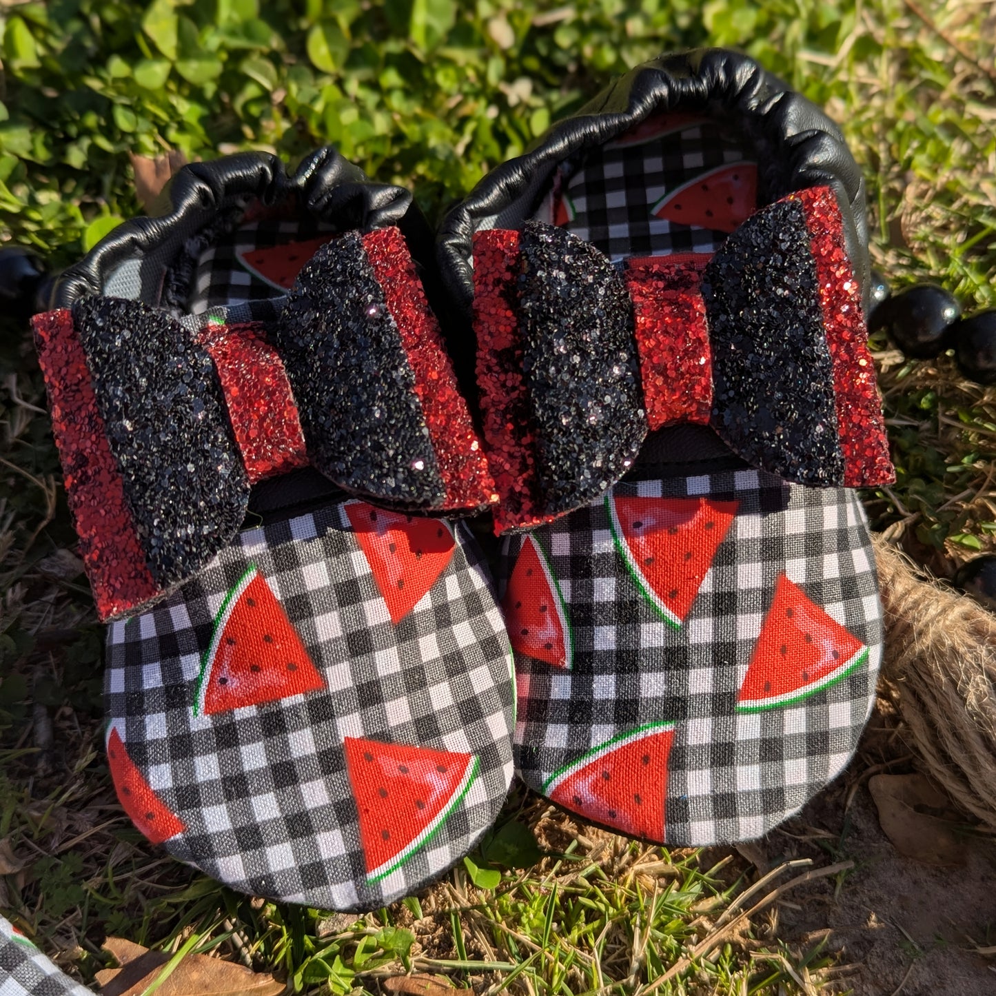 Watermelon picnic moccs