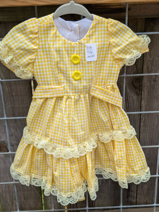Yellow gingham