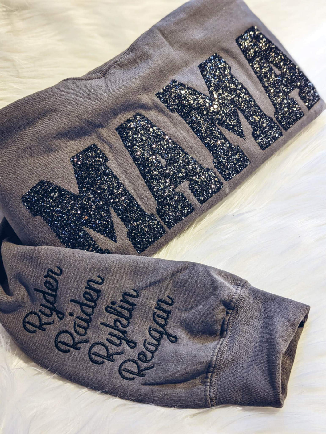 MAMA Sweatshirt - Onyx Bling